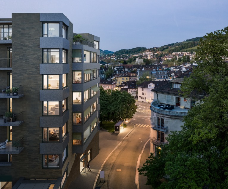 MFH Zwinglistrasse, St Gallen - HRS Real Estate AG - Staufer und Hasler Architekten