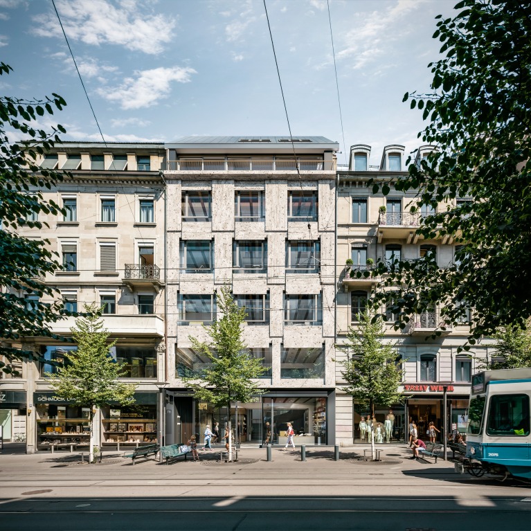 Neubau Bahnhofstrasse - Partner Real Estate AG - EM2N Architekten AG