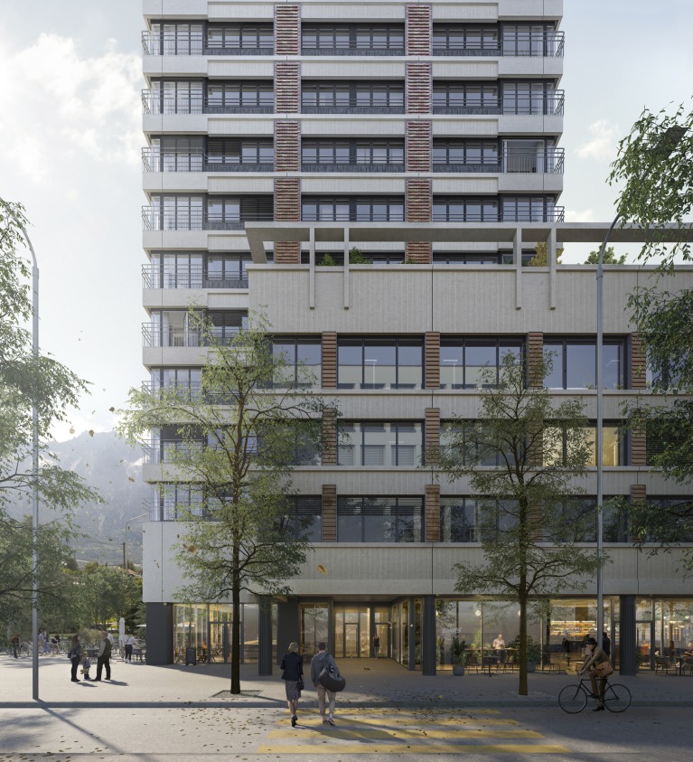 Chez Fritz, Buchs - HRS Real Estate AG - Staufer und Hasler Architekten